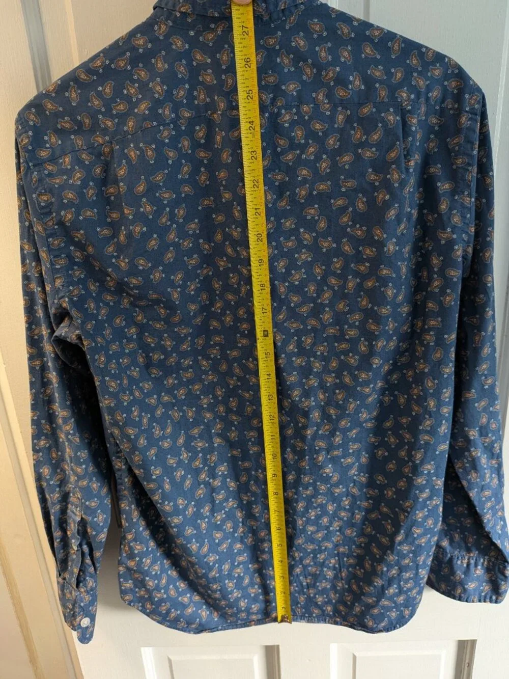J. Crew Mercantile Slim Untucked Button Down Shirt Paisley